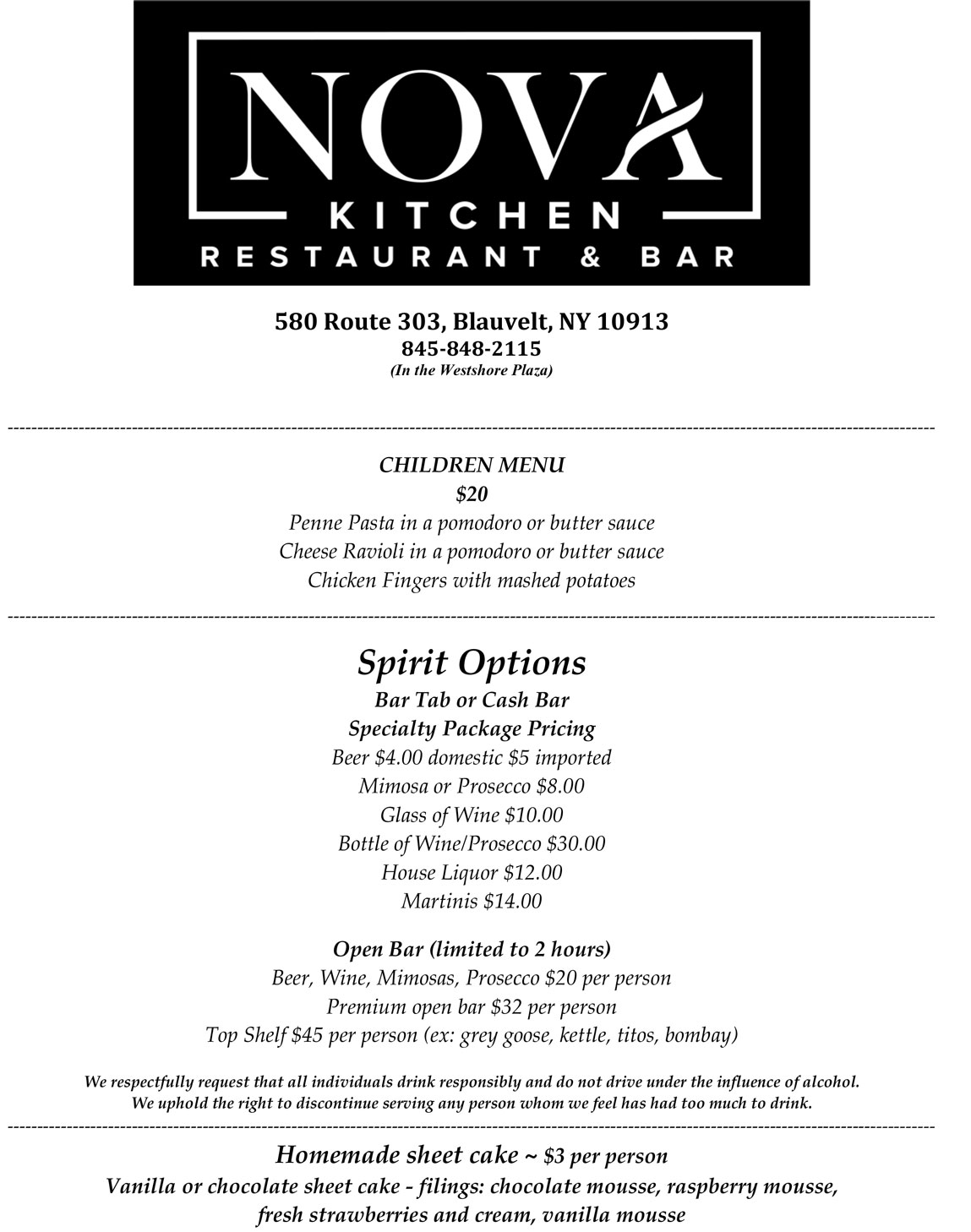Catering Page 5