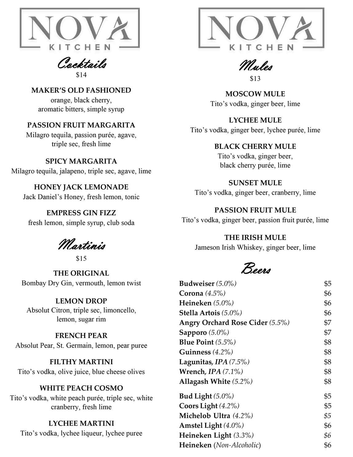 Cocktails & Mules